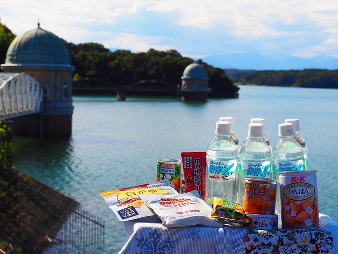 一人が一日に必要とする食料の例の写真