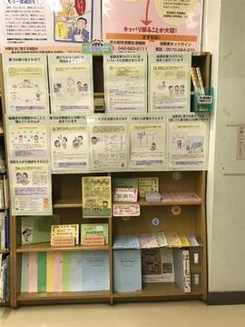 写真：新堀地区会館2階図書室