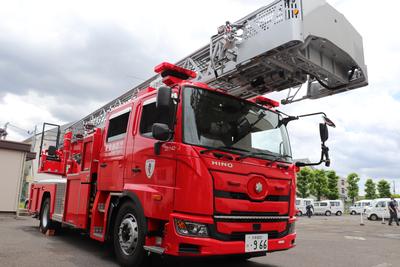 写真：あたらしいはしご車