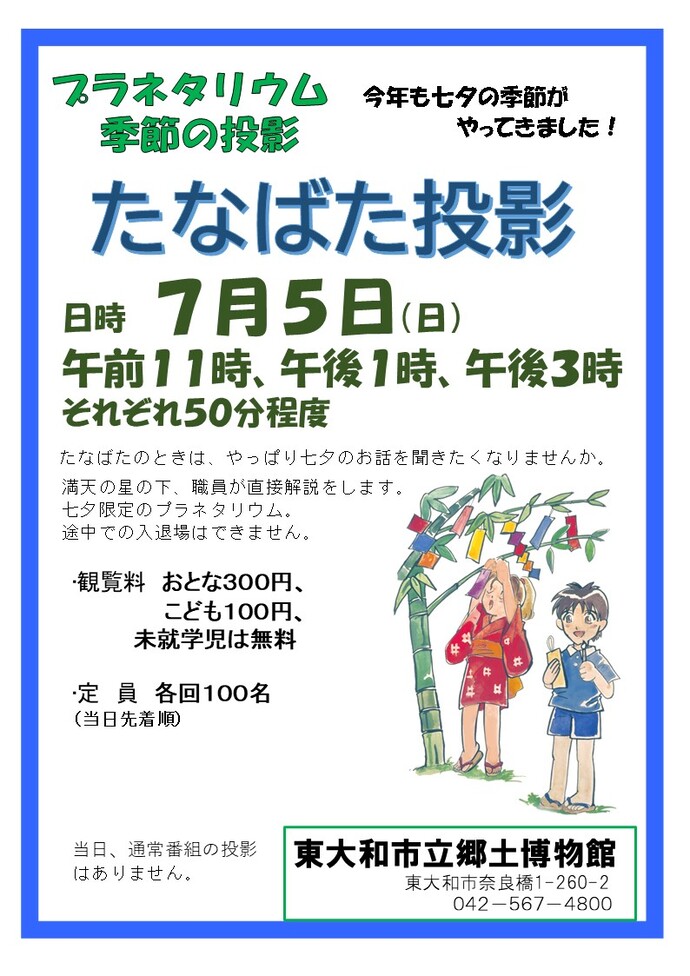 たなばた投影