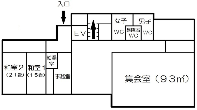 イラスト：1階案内図