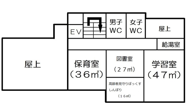 イラスト：2階案内図