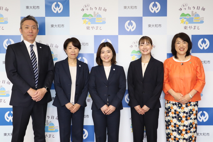 表敬訪問集合写真