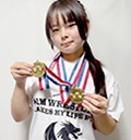 写真：原奏実さん（大会の様子）