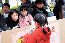 写真：クリスマスマーケットでの販売の様子