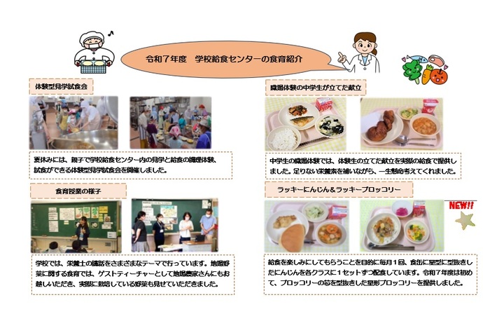 給食センター食育取り組み