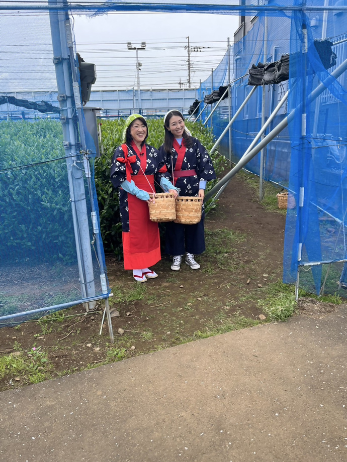 写真：J：COM「長～っと散歩」（杉本園製茶）収録の様子