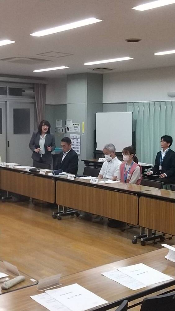 写真：東大和市青少年対策第二地区委員会総会 市長挨拶