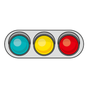 イラスト：信号機