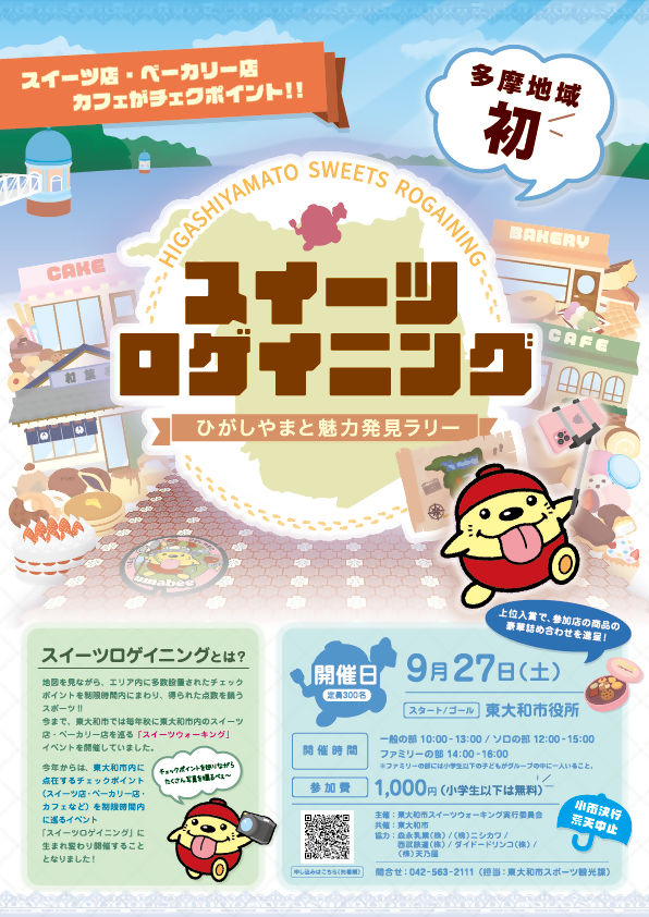 スイーツロゲイニングのチラシ画像です。