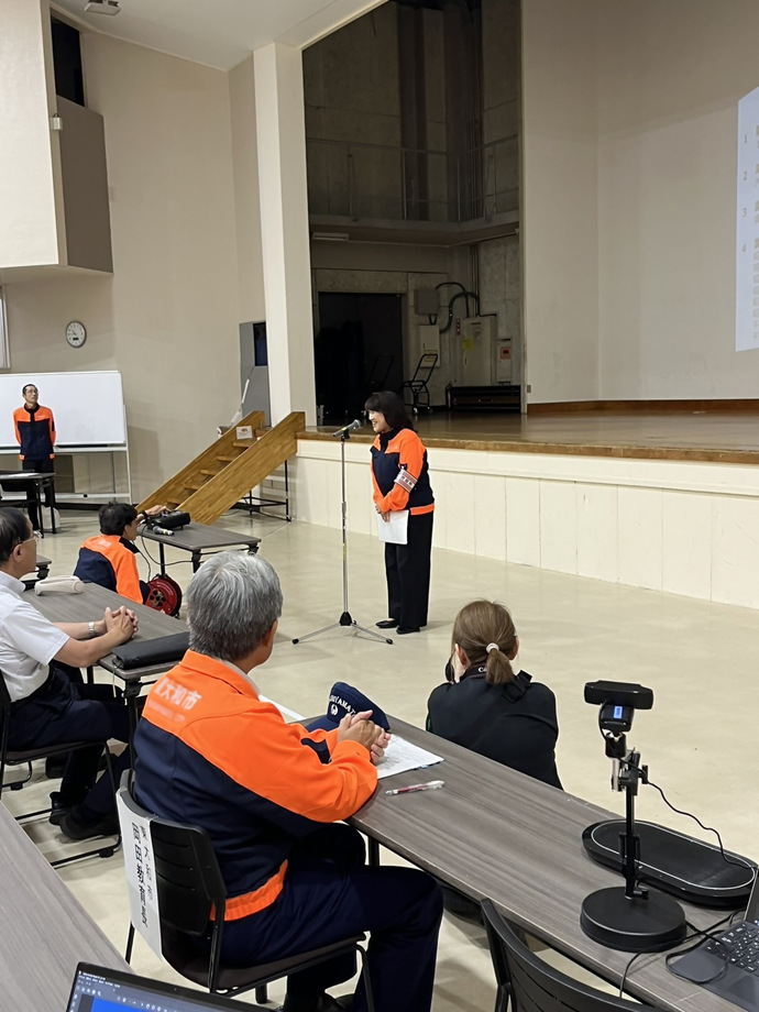 写真：相馬市長防災講演　市長挨拶