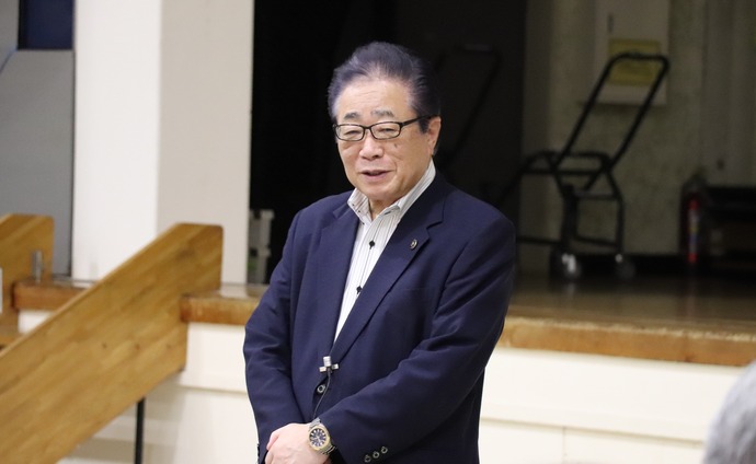 写真：相馬市長による防災講演会