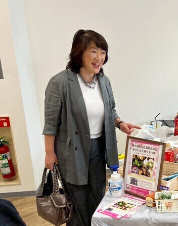 写真：パンフェス　和地市長