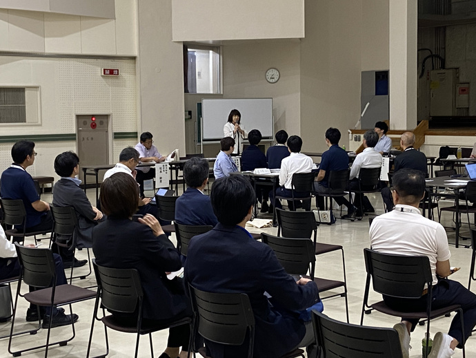 写真:令和7年度の働き方改革に関するキックオフ　和地市長挨拶