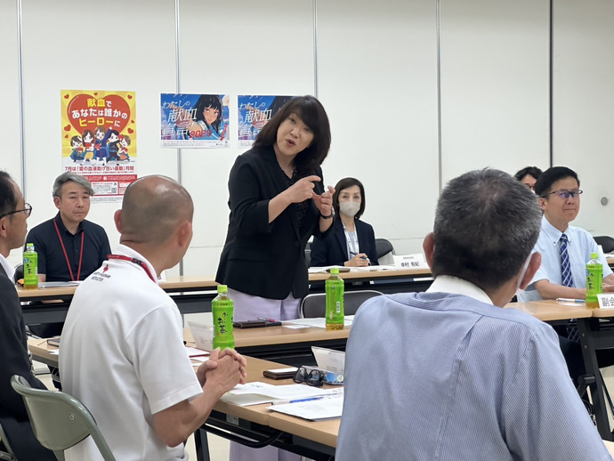 写真：令和7年度東大和市献血推進協議会