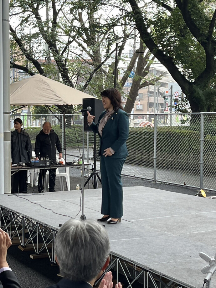 写真：和地市長　挨拶