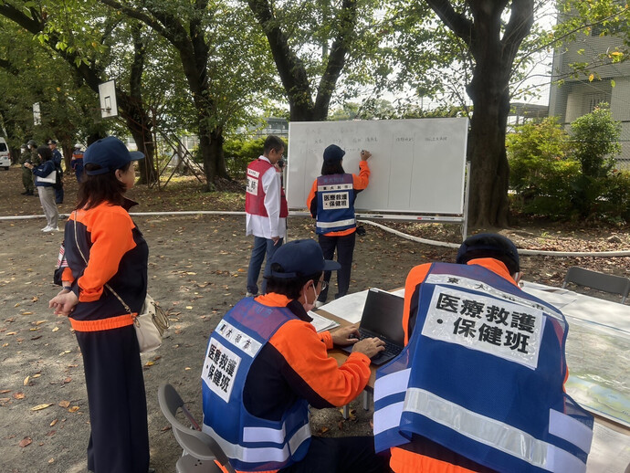 写真：東大和市総合防災訓練