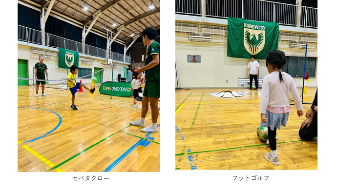 セパタクロー、フットゴルフ