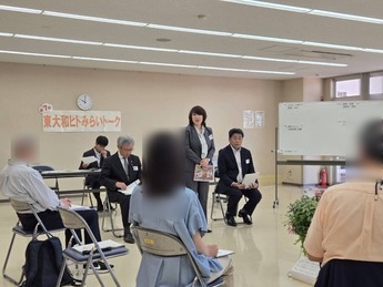 市長挨拶の様子の写真