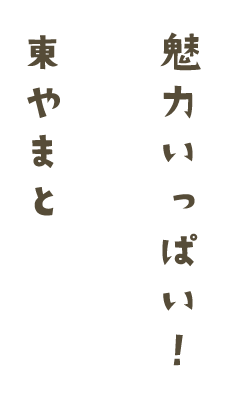 魅力いっぱい！ 東やまと