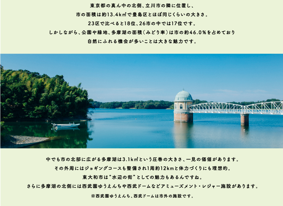 多摩湖の写真